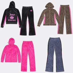 SD 592 Juicy Couture Velour Tracksuits