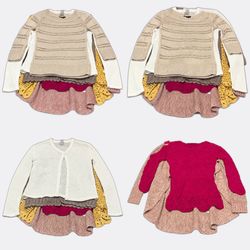 Crochet and Open Stitch Knitwear (GRV-10-001)
