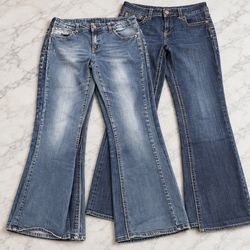 Y2K Denim Bootcut Jeans RW-2732