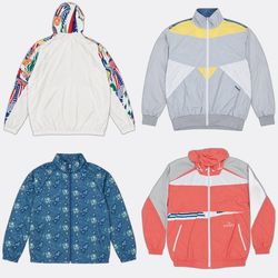 Colorful Patterned Lightweight Windbreaker Jackets
