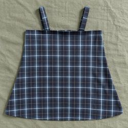 Upcycle back button kids dress