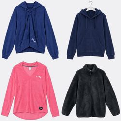 Pink Hoodies and Fleece Jackets