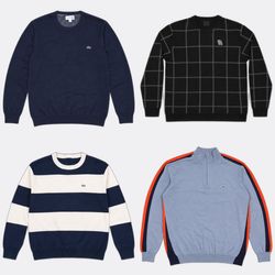 Lacoste Sweaters and Knitwear Selection