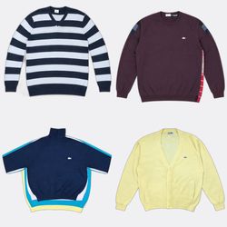 Lacoste Knitwear and Sweaters Collection