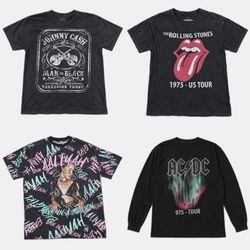 CR13044 Vintage Music T shirts