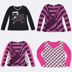 Graphic Print Long Sleeve T-Shirts