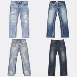 True Religion Straight Denim Jeans