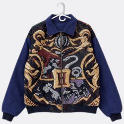 Upcycle Denim With Tapestry Jacket (Dv-10-131)