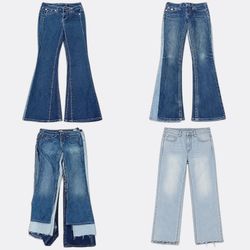 CR12984 Vintage True Religion Flare and Straight J..