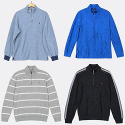 Polo Ralph Lauren 1/4 Zip Sweaters (Zrs 159)