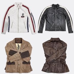 Vintage Leather Jackets Selection-AV-202