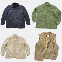 Barbour Quilted Jackets and Vest Lot