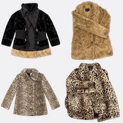 Y2k Winter Faux Fur Coats