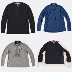 Sweatshirt 1/4 polo sport, under Armour & mix bran..