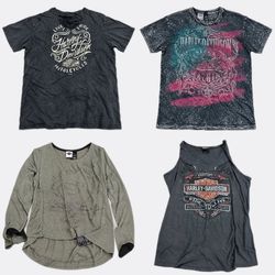 CR13566 Vintage Harley Baby Tees Bundle
