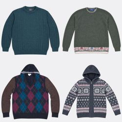 💥 RV5091 Printed Knit Sweaters