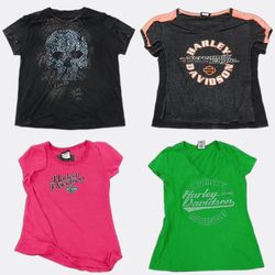 CR13678 Lot de tee-shirts bébé vintage Harley