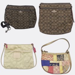 Coach Signature Monogram Small Handbags