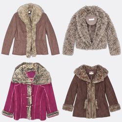 Jennyfer Bodyflirt Faux Fur Afghan Coats