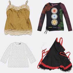 Women Printed and Lace Blouses