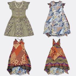 Robes boho Y2K WR-2703B18
