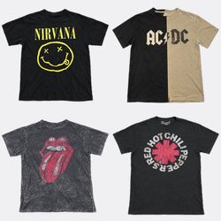 CR13739 Vintage Music T-Shirts Bundle