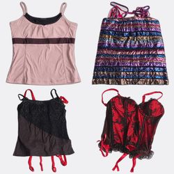 Women's Printed Camisoles and Corset Tops