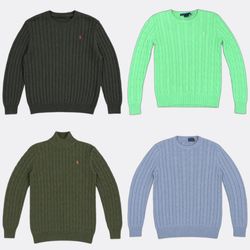Polo Ralph Lauren Cable Knit Sweater and Zipper