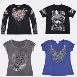 Bedruckte T-Shirts und grafische Tanktops