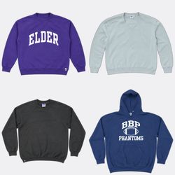 Russell Sweatshirts and Hoodies 31 PC