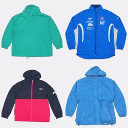Reebok New Balance Windbreaker Jackets Lot