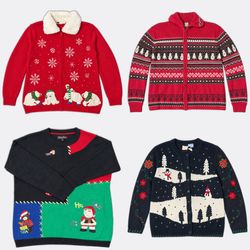 Wholesale Vintage Christmas Sweaters Bundle | 10pc..