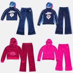 Juicy Couture Zip Up Tracksuits
