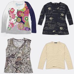 Y2K Floral & Statement Tops Mix