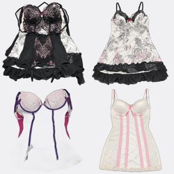 OP 410 Op Vintage 410 Women Lace Bustiers and baby..