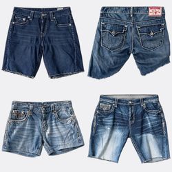 981True Religion Rock Revival miss me Denim Shorts
