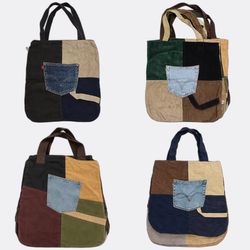 CR13022 Upcycled  Levi's Corduroy Bags