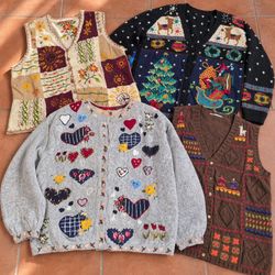 Code#087 Novelty Knit Cardigans and Knit Vests