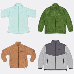 Vestes polaires Columbia zippées intégrales