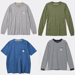 Carhartt Long and Short Sleeve T-Shirts