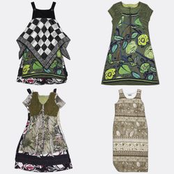 Printed Dresses and Scarf Selection-AV-220