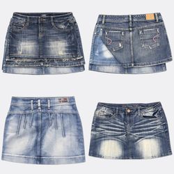 Y2k Yishion American Eagle Outfitters Denim Mini S..