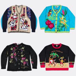 Code#045 Novelty Holiday Cardigans Vests and Sweat..