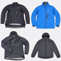 Lot de vestes Arc'teryx pour activités de plein ai..