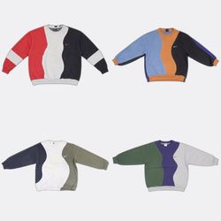 Upcycle Nike 3 layers Crewneck Sweatshirts