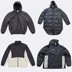 CHAQUETAS PESADAS MIX DE MARCA Nike Kappa Reebok J..