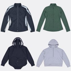Lululemon vestes de sport à zip complet