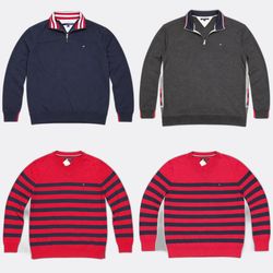 Suéteres de Malha Pullover Tommy Hilfiger