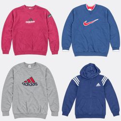 RP001 Adidas Nike Reebok Lote de Moletoms Vintage