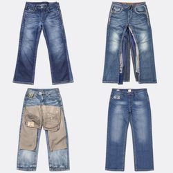Y2k unbranded mixed jeans